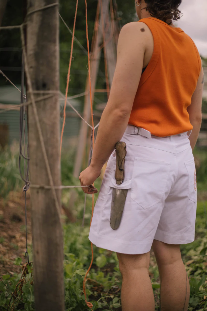 Ripstop Utility Shorts - White