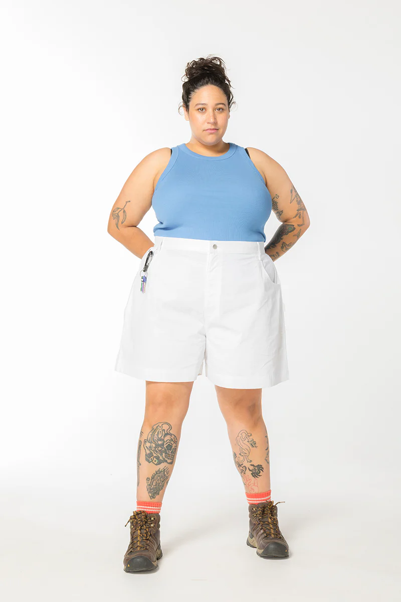 Ripstop Utility Shorts - White - Image 3