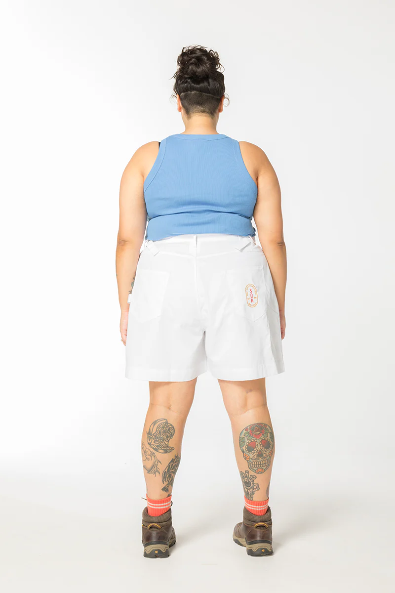Ripstop Utility Shorts - White - Image 4