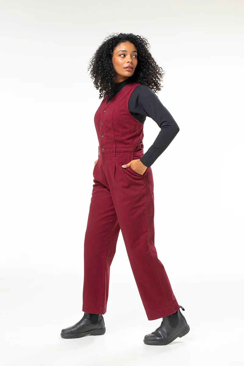 Roper Suit - Burgundy - Image 5