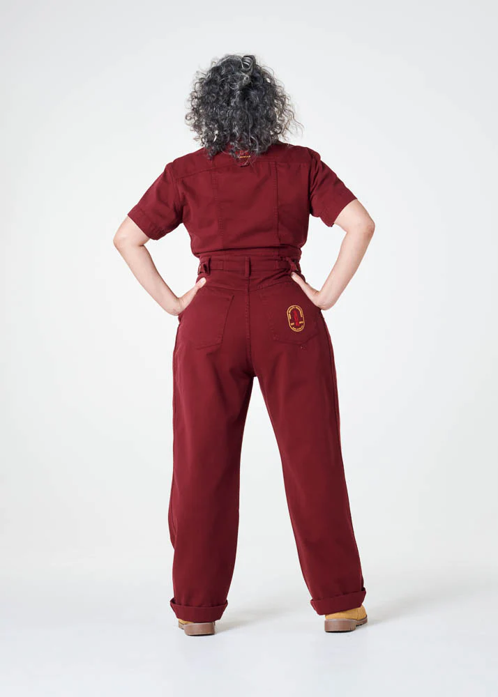 Station Pants - Burgundy - Image 3