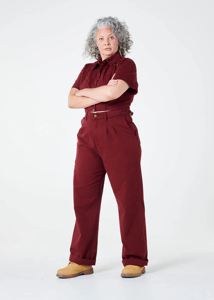 Station Pants - Burgundy - Image 5