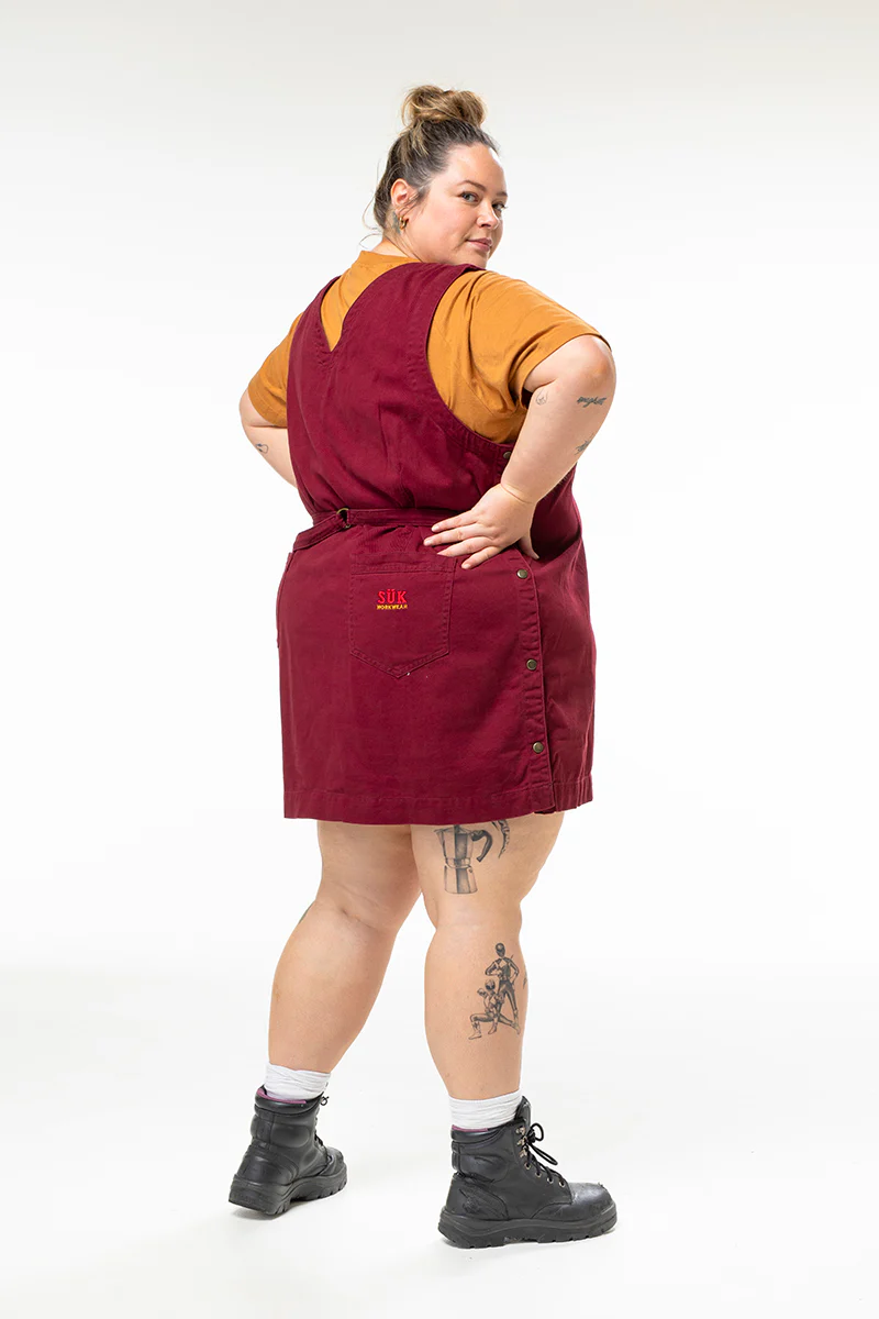 Switch Apron - Burgundy - Image 6