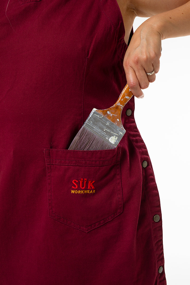 Switch Apron - Burgundy - Image 9