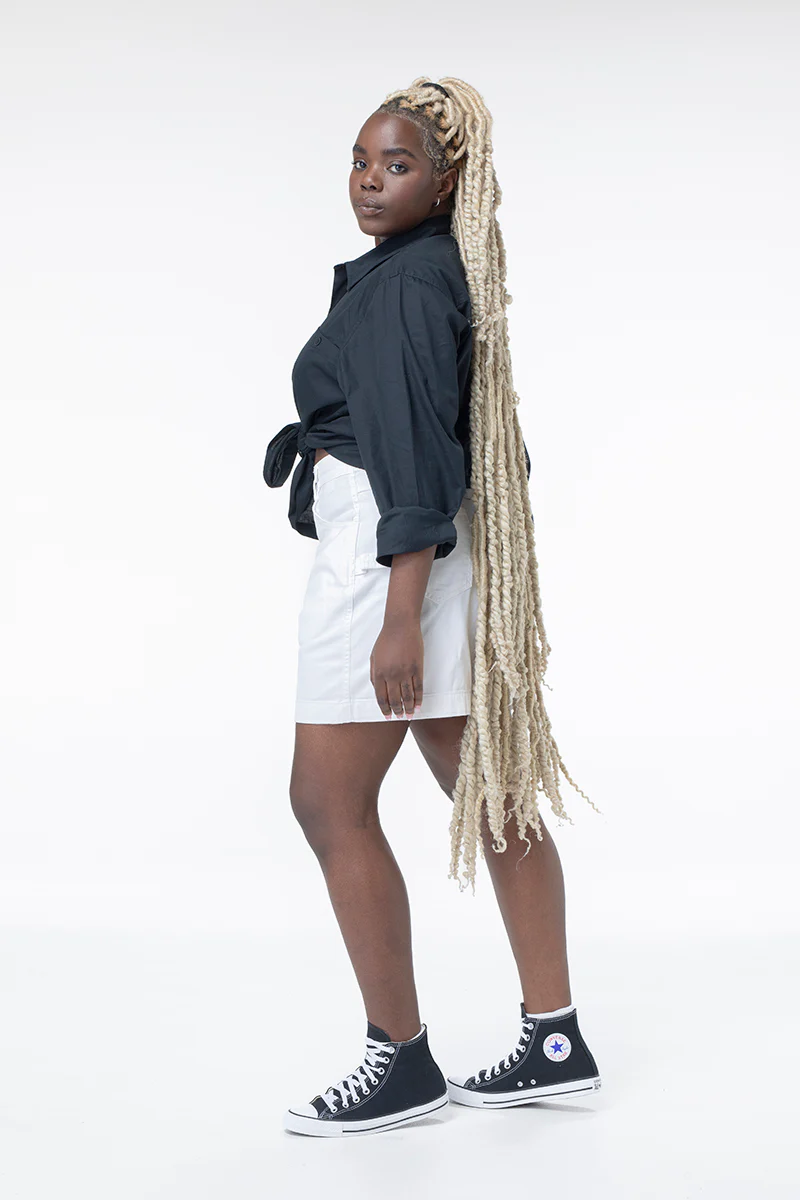 Utility Shorts White - Image 3
