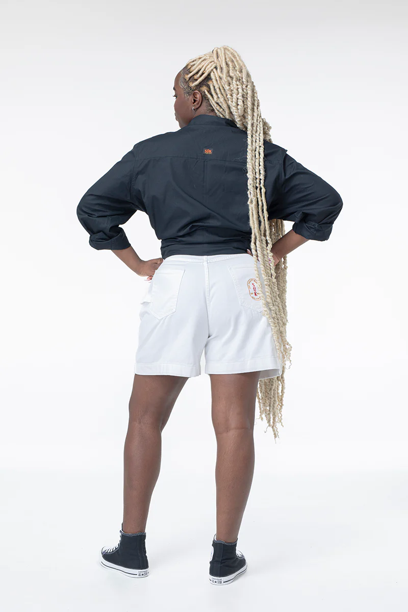 Utility Shorts White - Image 5