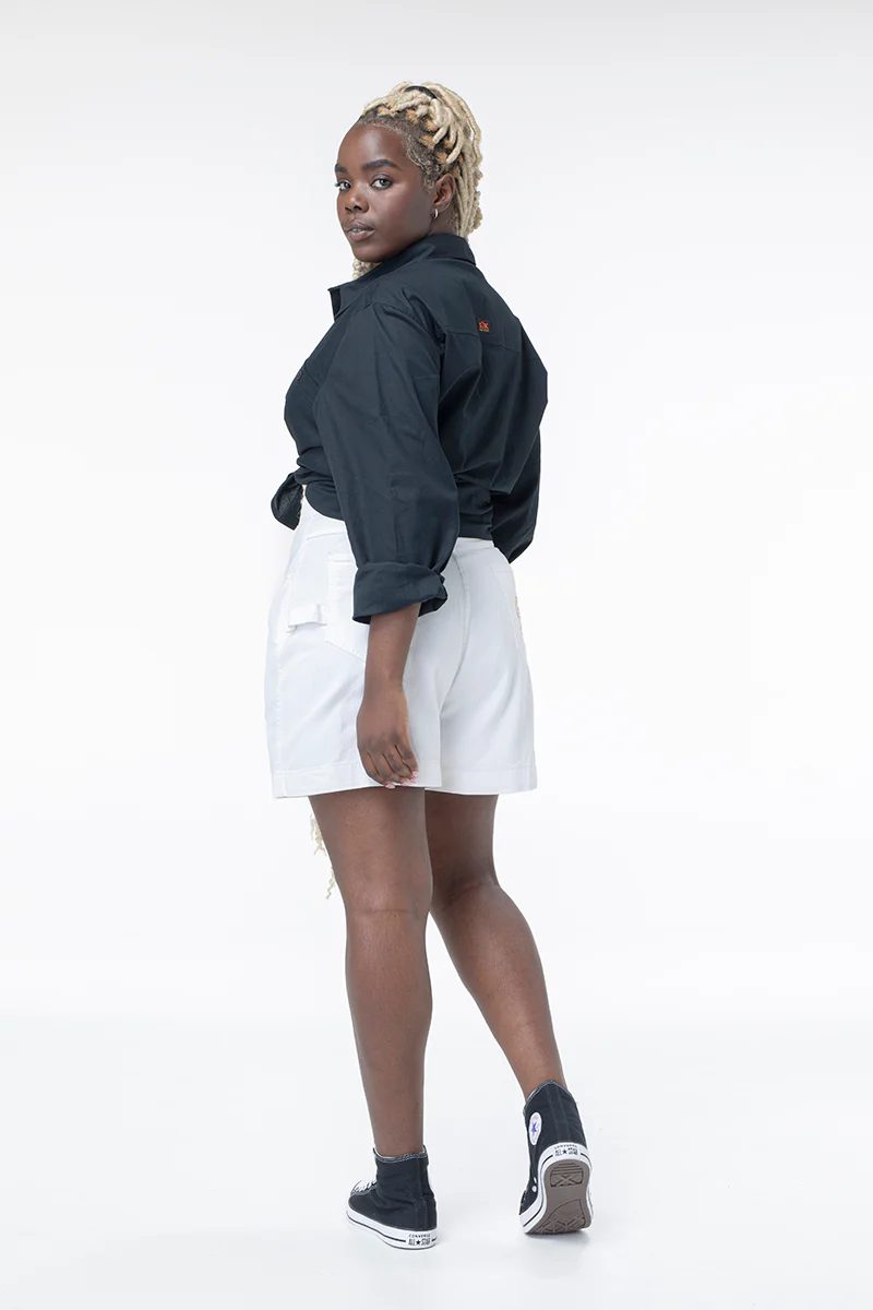 Utility Shorts White - Image 6