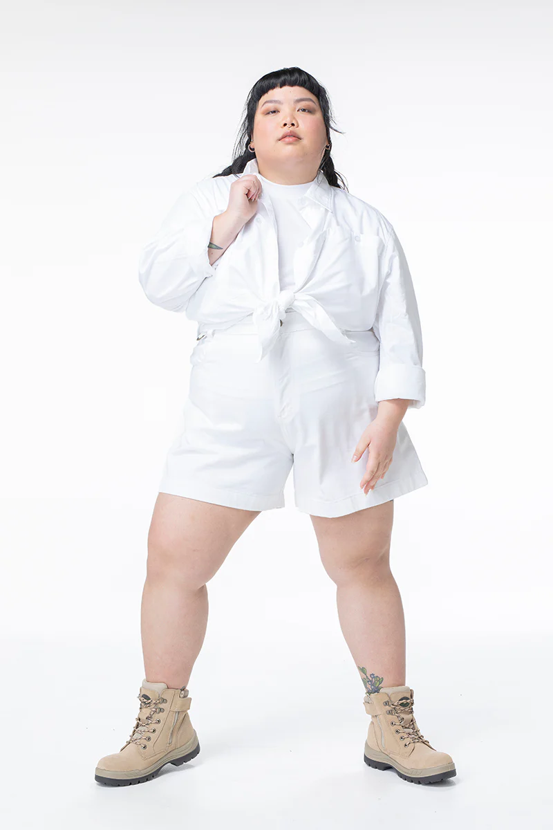 Utility Shorts White - Image 7