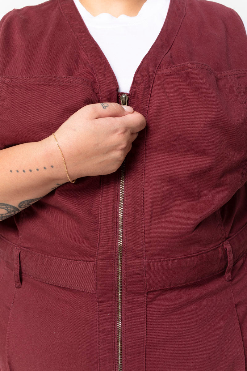 Yard Suit - Long Body - Burgundy - Image 10